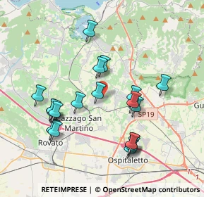 Mappa Via dei Mille, 25046 Cazzago San Martino BS, Italia (3.7095)