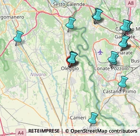 Mappa Via Monsignòr E. Stanislao Verjus, 28047 Oleggio NO, Italia (9.41)