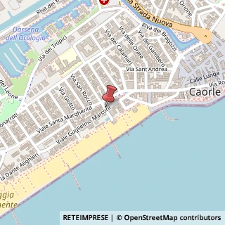 Mappa Viale Guglielmo Marconi, 30, 30021 Caorle, Venezia (Veneto)
