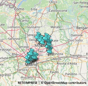 Mappa Viale Enrico Mattei, 20863 Villasanta MB, Italia (10.51833)