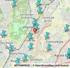 Mappa Viale Enrico Mattei, 20863 Villasanta MB, Italia (3.058)