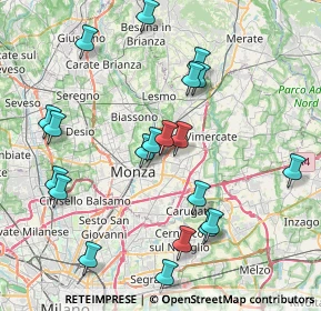 Mappa Viale Enrico Mattei, 20863 Villasanta MB, Italia (8.522)