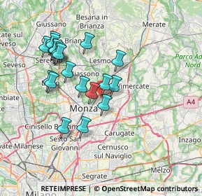 Mappa Viale Enrico Mattei, 20863 Villasanta MB, Italia (6.816)