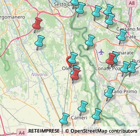 Mappa Via Don Giovanni Minzoni, 28047 Oleggio NO, Italia (9.775)