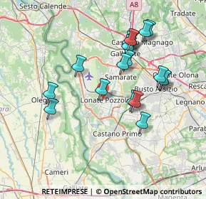 Mappa Via Sauro Nazzario, 21015 Lonate Pozzolo VA, Italia (7.065)