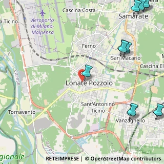 Mappa Via Sauro Nazzario, 21015 Lonate Pozzolo VA, Italia (3.42333)