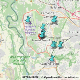Mappa Via Sauro Nazzario, 21015 Lonate Pozzolo VA, Italia (2.87154)