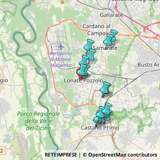 Mappa Via Sauro Nazzario, 21015 Lonate Pozzolo VA, Italia (3.36429)