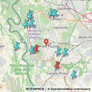 Mappa Via Sauro Nazzario, 21015 Lonate Pozzolo VA, Italia (4.84692)