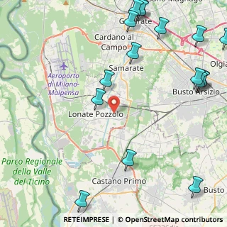 Mappa Via Giovanni XXIII, 21015 Lonate Pozzolo VA, Italia (6.641)