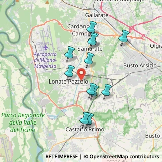 Mappa Via Giovanni XXIII, 21015 Lonate Pozzolo VA, Italia (3.35333)