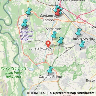 Mappa Via Giovanni XXIII, 21015 Lonate Pozzolo VA, Italia (4.98909)