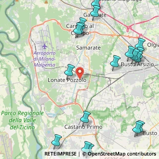 Mappa Via Giovanni XXIII, 21015 Lonate Pozzolo VA, Italia (6.4345)