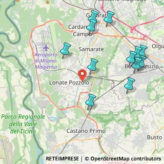 Mappa Via Giovanni XXIII, 21015 Lonate Pozzolo VA, Italia (4.80667)