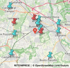 Mappa Via Ruggero Leoncavallo, 21052 Busto Arsizio VA, Italia (4.03231)