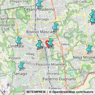Mappa Via Madonnina, 20039 Varedo MB, Italia (2.75727)