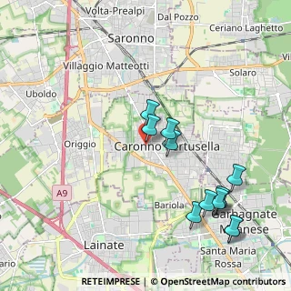 Mappa Via Isonzo, 21042 Caronno Pertusella VA, Italia (2.225)