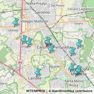 Mappa Via Isonzo, 21042 Caronno Pertusella VA, Italia (2.44636)