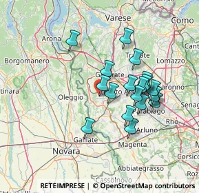 Mappa Via Sauro Nazario, 21015 Lonate Pozzolo VA, Italia (12.3125)