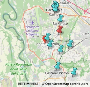 Mappa Via Sauro Nazario, 21015 Lonate Pozzolo VA, Italia (4.16667)