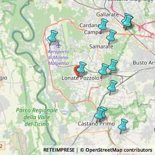 Mappa Via Sauro Nazario, 21015 Lonate Pozzolo VA, Italia (5.11385)