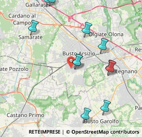 Mappa Via Statuto, 21052 Busto Arsizio VA, Italia (4.83083)
