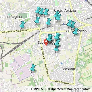 Mappa Via Statuto, 21052 Busto Arsizio VA, Italia (0.9155)