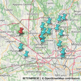 Mappa Via dei Martiri, 20031 Cesate MI, Italia (7.57889)