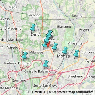 Mappa Via San Francesco D'Assisi, 20835 Muggiò MB, Italia (2.60818)