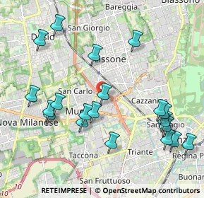 Mappa Via San Francesco D'Assisi, 20835 Muggiò MB, Italia (2.2545)