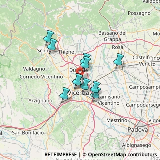Mappa Via Cresole, 36030 Dueville VI, Italia (9.95091)