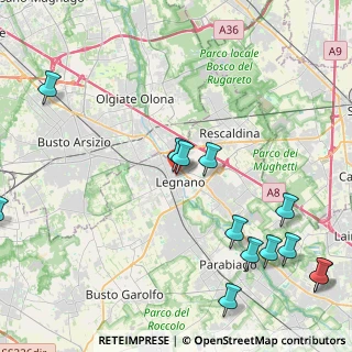 Mappa Via Gigante, 20025 Legnano MI, Italia (5.56538)
