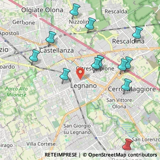 Mappa Via San Domenico, 20025 Legnano MI, Italia (2.40667)