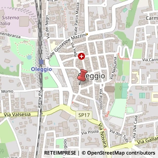 Mappa Via Bellini, 9, 28047 Oleggio, Novara (Piemonte)
