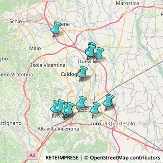 Mappa 36030 Cresole VI, Italia (7.02533)