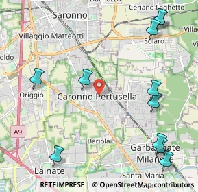 Mappa Corso Italia, 21042 Caronno Pertusella VA, Italia (2.80091)