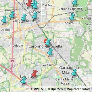 Mappa Corso Italia, 21042 Caronno Pertusella VA, Italia (3.24857)