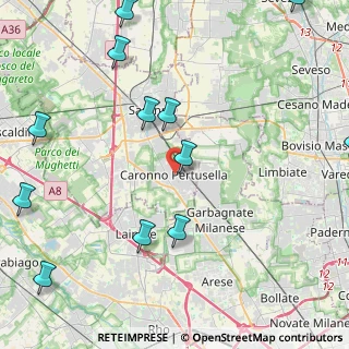 Mappa Corso Italia, 21042 Caronno Pertusella VA, Italia (5.73917)