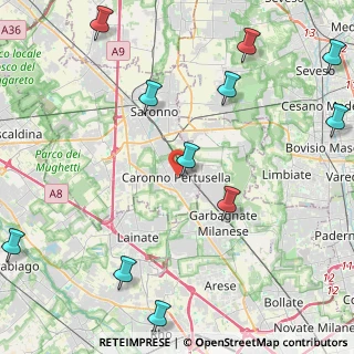 Mappa Corso Italia, 21042 Caronno Pertusella VA, Italia (5.84273)