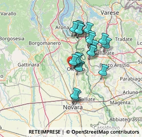 Mappa Piazzale San Lorenzo, 28047 Oleggio NO, Italia (10.997)