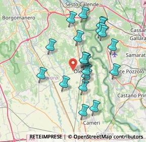 Mappa Piazzale San Lorenzo, 28047 Oleggio NO, Italia (6.819)