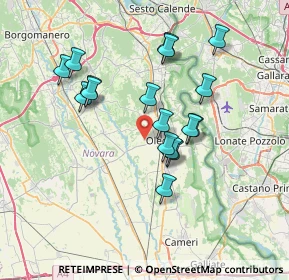 Mappa Piazzale San Lorenzo, 28047 Oleggio NO, Italia (6.42353)