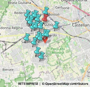 Mappa Via Enrico Toti, 21052 Busto Arsizio VA, Italia (1.5245)