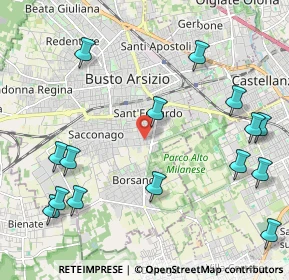 Mappa Via Enrico Toti, 21052 Busto Arsizio VA, Italia (2.656)