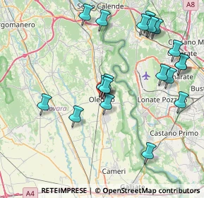 Mappa Piazza Martiri della Libertà, 28047 Oleggio NO, Italia (8.82)