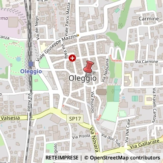 Mappa Piazza Martiri della Libertà, 39, 28047 Oleggio, Novara (Piemonte)