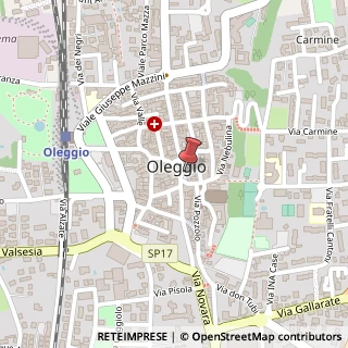 Mappa Piazza Martiri della Libertà, 45, 28047 Oleggio, Novara (Piemonte)