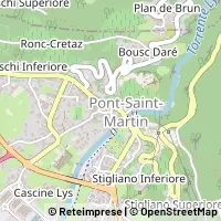 মানচিত্র Pont-Saint-Martin