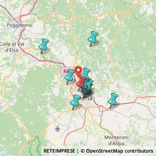 Mappa SR 222 Chiantigiana, 50012 Monteriggioni SI, Italia (5.29308)