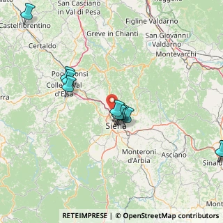 Mappa SR 222 Chiantigiana, 50012 Monteriggioni SI, Italia (18.88083)